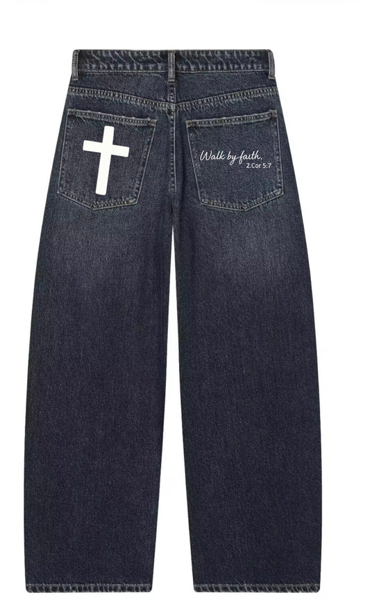 WALK BY FAITH JEANS DE MEZCLILLA
